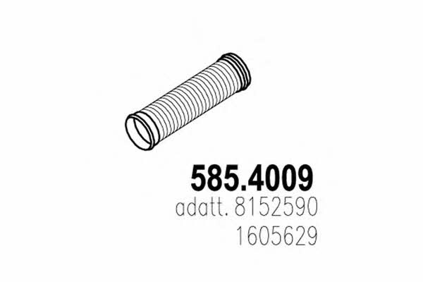 Asso 585.4009 Corrugated pipe 5854009
