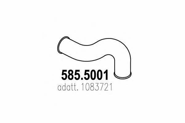Asso 585.5001 Exhaust pipe 5855001