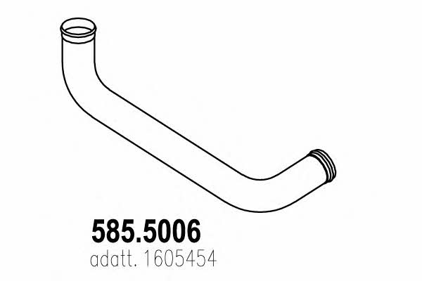 Asso 585.5006 Exhaust pipe 5855006