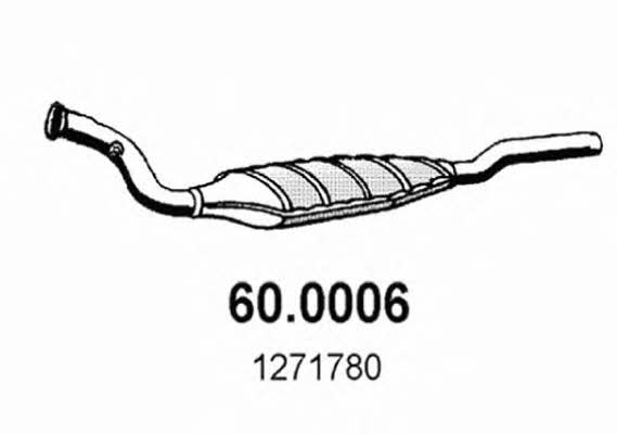 Asso 60.0006 Catalytic Converter 600006