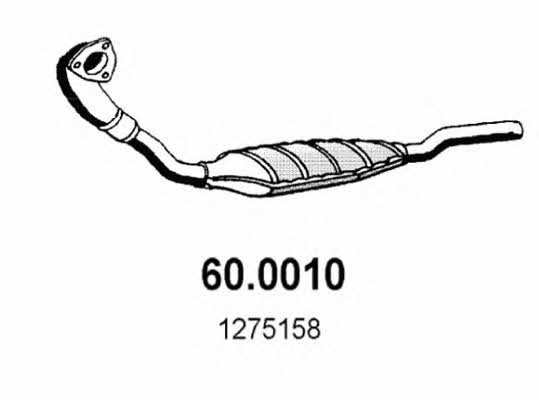 Asso 60.0010 Catalytic Converter 600010