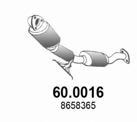 Asso 60.0016 Catalytic Converter 600016