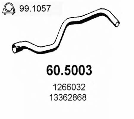 Asso 60.5003 Exhaust pipe 605003