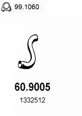 Asso 60.9005 Exhaust pipe 609005
