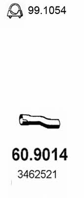 Asso 60.9014 Exhaust pipe 609014