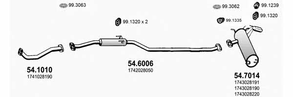  ART3101 Exhaust system ART3101