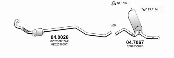 Asso ART3161 Exhaust system ART3161