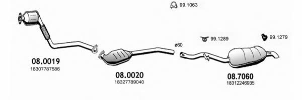 ART3194 Asso Exhaust system