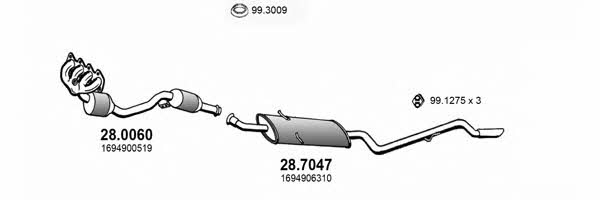 ART3981 Asso Exhaust system