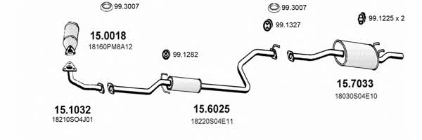 ART3407 Asso Exhaust system