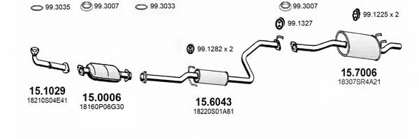 ART3411 Asso Exhaust system