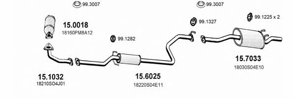 ART3414 Asso Exhaust system