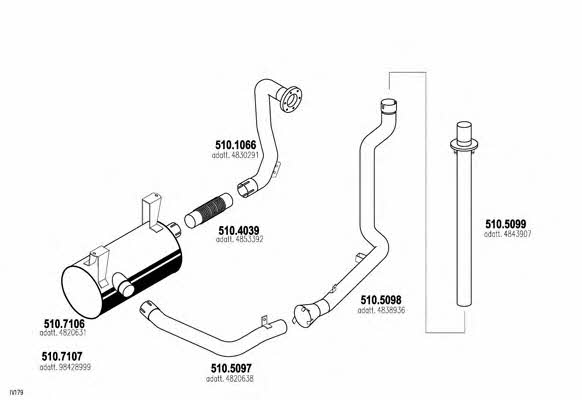  ARTTRUCK236 Exhaust system ARTTRUCK236