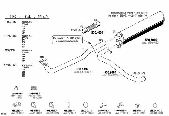  ARTTRUCK278 Exhaust system ARTTRUCK278