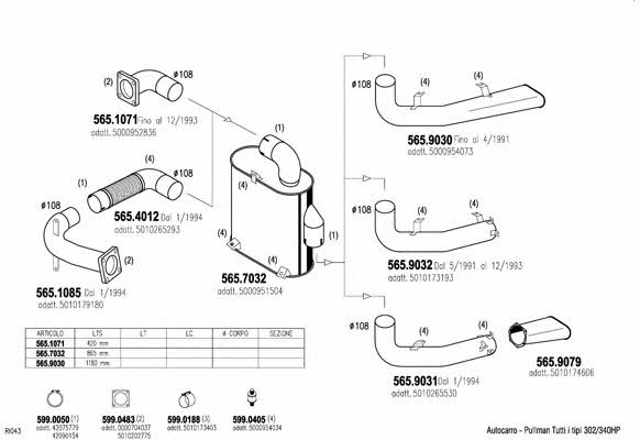  ARTTRUCK447 Exhaust system ARTTRUCK447