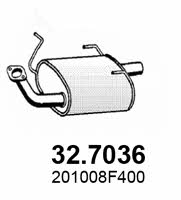 Asso 32.7036 End Silencer 327036