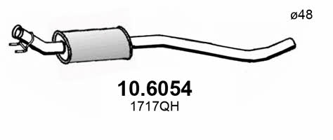 Asso 10.6054 Central silencer 106054