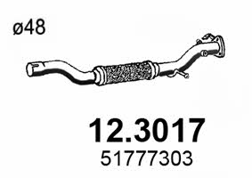 Asso 12.3017 Exhaust pipe 123017