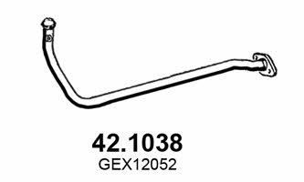 Asso 42.1038 Exhaust pipe 421038
