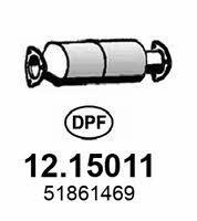 Asso 12.15011 Diesel particulate filter DPF 1215011