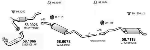 ART4231 Asso Exhaust system
