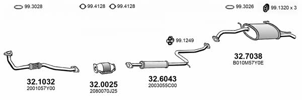  ART4203 Exhaust system ART4203