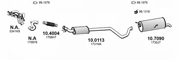 ART4361 Asso Exhaust system