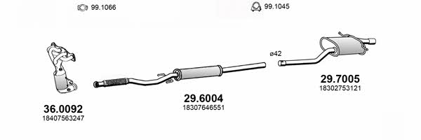 ART4410 Asso Exhaust system