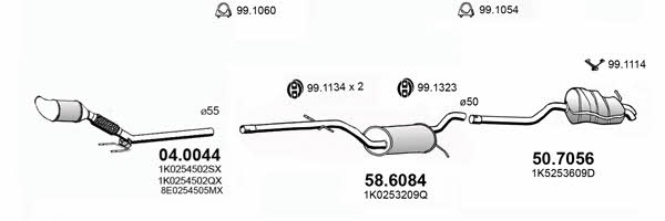 ART4420 Asso Exhaust system