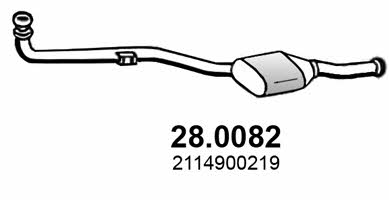 Asso 28.0082 Catalytic Converter 280082