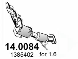 Asso 14.0084 Catalytic Converter 140084