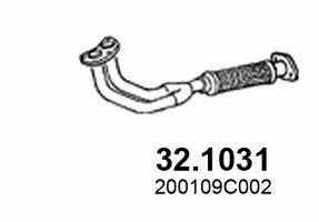 Asso 32.1031 Exhaust pipe 321031