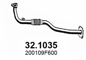 Asso 32.1035 Exhaust pipe 321035