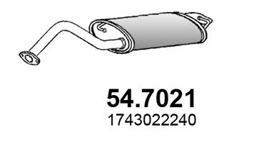 Asso 54.7021 End Silencer 547021