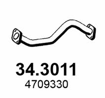 Asso 34.3011 Exhaust pipe 343011