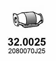 Asso 32.0025 Catalytic Converter 320025