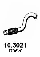 Asso 10.3021 Exhaust pipe 103021
