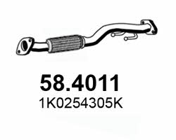 Asso 58.4011 Exhaust pipe 584011