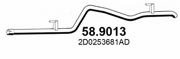 Asso 58.9013 Exhaust pipe 589013