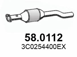 Asso 58.0112 Catalytic Converter 580112