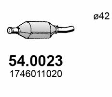Asso 54.0023 Catalytic Converter 540023