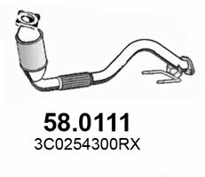 Asso 58.0111 Catalytic Converter 580111
