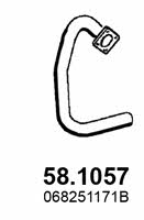 Asso 58.1057 Exhaust pipe 581057