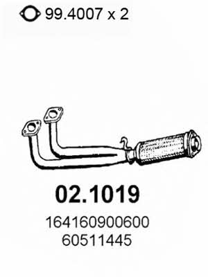  02.1019 Exhaust pipe 021019