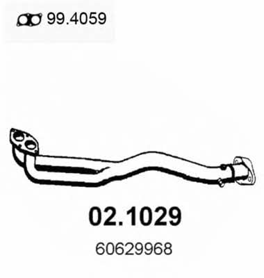Asso 02.1029 Exhaust pipe 021029