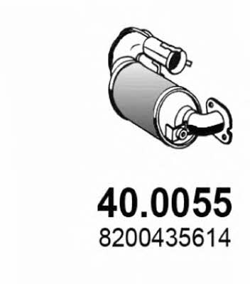 Asso 40.0055 Catalytic Converter 400055