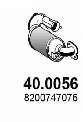 Asso 40.0056 Catalytic Converter 400056