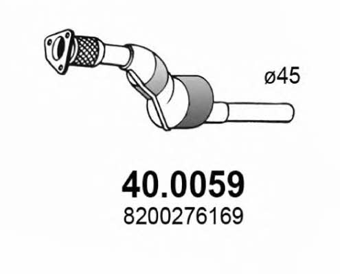 Asso 40.0059 Catalytic Converter 400059