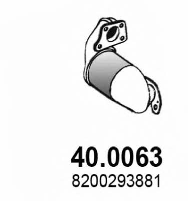 Asso 40.0063 Catalytic Converter 400063