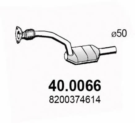 Asso 40.0066 Catalytic Converter 400066
